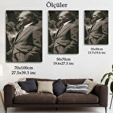 Mustafa Kemal Atatürk Dekoratif Kanvas Tablo, Duvar Dekoru 6068