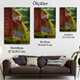 Amerikan Köylü Eseri Michelle Murray Dekoratif Kanvas Tablo, Duvar Dekoru 6097