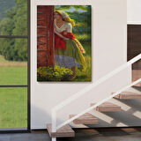 Amerikan Köylü Eseri Michelle Murray Dekoratif Kanvas Tablo, Duvar Dekoru 6097