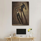 Depresyon Sürreal Dekoratif Kanvas Tablo, Duvar Dekoru 6111