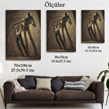 Depresyon Sürreal Dekoratif Kanvas Tablo, Duvar Dekoru 6111