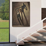 Depresyon Sürreal Dekoratif Kanvas Tablo, Duvar Dekoru 6111