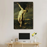 Dağ Manzarası Doğa Tema Dekoratif Kanvas Tablo, Duvar Dekoru 6143