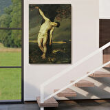 Dağ Manzarası Doğa Tema Dekoratif Kanvas Tablo, Duvar Dekoru 6143