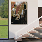 Piyano Virtüözü Adam Ve Kadın Dekoratif Kanvas Tablo, Duvar Dekoru 6191