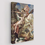 Ruggiero ve Angelica Eseri Joseph Paul Dekoratif Kanvas Tablo, Duvar Dekoru 6218