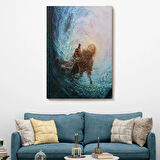 Adem'in Yaradılışı, Tanrının Eli Dekoratif Kanvas Tablo, Duvar Dekoru 6307