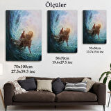 Adem'in Yaradılışı, Tanrının Eli Dekoratif Kanvas Tablo, Duvar Dekoru 6307