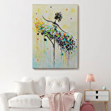 Dans Eden Kadın Modern Dekoratif Kanvas Tablo, Duvar Dekoru 6332