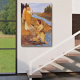 Başmelek Aziz Raphael Dekoratif Kanvas Tablo, Duvar Dekoru 6360