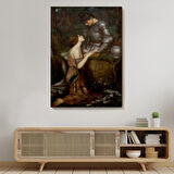 Asker ve Lamia Dekoratif Kanvas Tablo, Duvar Dekoru 6393