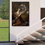 Asker ve Lamia Dekoratif Kanvas Tablo, Duvar Dekoru 6393
