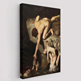 Tufan Sahnesi Eseri Joseph Desire Court Dekoratif Kanvas Tablo, Duvar Dekoru 6414