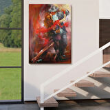 Tango Argentino Tango Yapan Çift Dekoratif Kanvas Tablo, Duvar Dekoru 6418