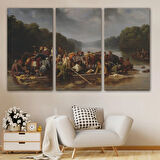 Marion Peedee'yi Geçiyor Eseri Tylee Ranney Dekoratif Kanvas Tablo, Duvar Dekoru 6544