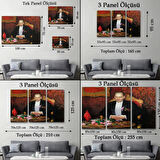 Atatürk ve Keskin Bakışları Dekoratif Kanvas Tablo, Duvar Dekoru 6553