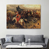 Haçova Meydan Savaşı Dekoratif Kanvas Tablo, Duvar Dekoru 6556