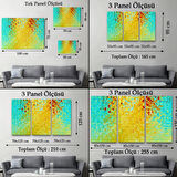 Renklerin Ahengi Sürreal Dekoratif Kanvas Tablo, Duvar Dekoru 6636