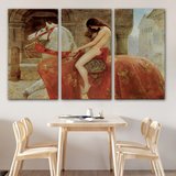 John Collier Eseri Lady Godiva Dekoratif Kanvas Tablo, Duvar Dekoru 6647