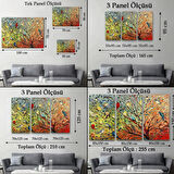 Kuşlar Dekoratif Kanvas Tablo, Duvar Dekoru 6654