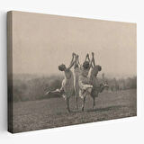 Dans Eden Kadınlar Frederick Boissonnas Dekoratif Kanvas Tablo, Duvar Dekoru 6656