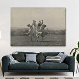 Dans Eden Kadınlar Frederick Boissonnas Dekoratif Kanvas Tablo, Duvar Dekoru 6656