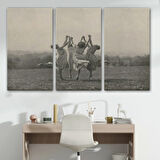 Dans Eden Kadınlar Frederick Boissonnas Dekoratif Kanvas Tablo, Duvar Dekoru 6656