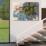 İntahar Eseri Vincent van Gogh Gerçeküstü Dekoratif Kanvas Tablo, Duvar Dekoru 6659