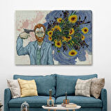 İntahar Eseri Vincent van Gogh Gerçeküstü Dekoratif Kanvas Tablo, Duvar Dekoru 6659
