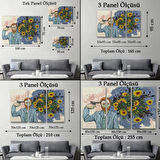 İntahar Eseri Vincent van Gogh Gerçeküstü Dekoratif Kanvas Tablo, Duvar Dekoru 6659