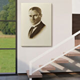 Mustafa Kemal Atatürk Portresi Dekoratif Kanvas Tablo, Duvar Dekoru CI59