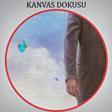 Bahar Çiçekleri Kemal Atatürk ve Çocuk Bayramı Dekoratif Kanvas Tablo, Duvar Dekoru DF84