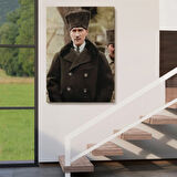 Mustafa Kemal Atatürk Portresi Dekoratif Kanvas Tablo, Duvar Dekoru FA125