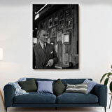 Mustafa Kemal Atatürk Portresi Dekoratif Kanvas Tablo, Duvar Dekoru FK135