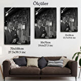 Mustafa Kemal Atatürk Portresi Dekoratif Kanvas Tablo, Duvar Dekoru FK135