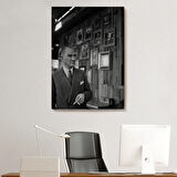 Mustafa Kemal Atatürk Portresi Dekoratif Kanvas Tablo, Duvar Dekoru FK135