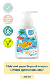 SOOP Shark Baby Köpük Sabun Pudra Kokulu 5L | Vegan Hipoalerjenik | Eğlenceli Köpük Form