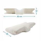 Soub Sleep Butterfly Ortopedik Visco Yastık, Anti Horlama 35x65 cm