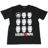 La Casa Del Papel The Team Tişört Siyah