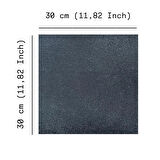 Doğal Bazalt Taşı, Pizza Taşı, Fırın Taşı, Ekmek, Lahmacun, Mangal Taşı 30×30 cm Doğal Pişirme Taşı