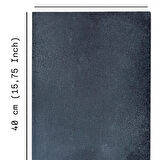 Doğal Bazalt Taşı, Pizza Taşı, Fırın Taşı, Ekmek, Lahmacun, Mangal Taşı 30×40 cm Doğal Pişirme Taşı