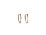 ANKA 1,70ct Pırlantalı Oval Küpe