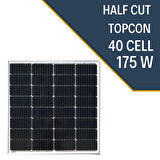 175W HALF CUT TOPCON GÜNEŞ PANELİ