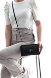 Silver  Polo Siyah - Siyah NV921 Kadın Askılı Cüzdan