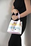 Silver  Polo Lila - Pembe NV967 Kadın Çapraz Çanta
