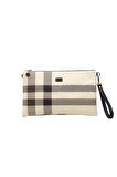Silver  Polo Krem - Taba NV1034 Kadın Portföy  Clutch