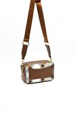 Silver  Polo Haki - Taba NV1078 Kadın Çapraz Çanta