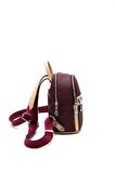 Silver  Polo Bordo - Nut NV983 Kadın Sırt Çantası