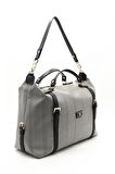 Silver  Polo Siyah Beyaz - Siyah NV1064 Kadın Seyahat Çantası