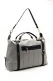 Silver  Polo Siyah Beyaz - Siyah NV1064 Kadın Seyahat Çantası